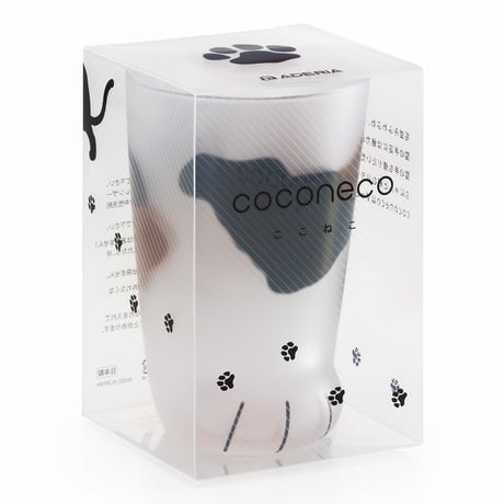 coconeco グラス　親猫　ミケ