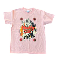 Rockin'Jelly Bean × Muddy Cat イラストTシャツ アプリコット