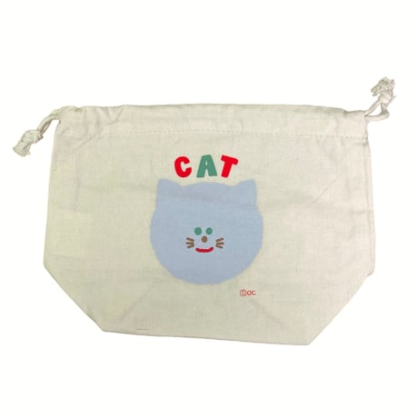コットン巾着 CAT