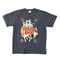 Rockin\'Jelly Bean × Muddy Cat イラストTシャツ スミクロ