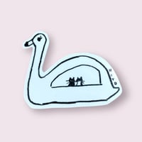 HITO ステッカー スワン