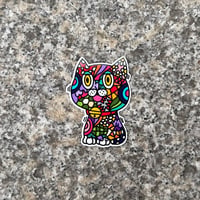 "カラフル ネコ" sticker/size:small