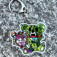 "ツギヲとパリピ"  keychain/size:big