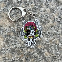 "悪魔と牛"keychain/size:small