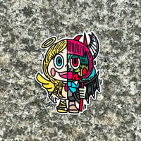"天使と悪魔" sticker/size:small