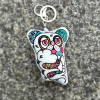 "ぱんだ" cushion keychain