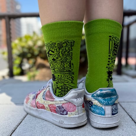 【コラボ商品】"KYOTO SOCKS "   SKEX × FULL OF LOVE