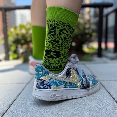 【コラボ商品】"KYOTO SOCKS "   SKEX × FULL OF LOVE