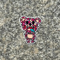 "ピンクのクマ" sticker/size:small