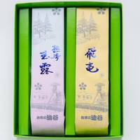 袋入２本詰　玉露・煎茶詰合