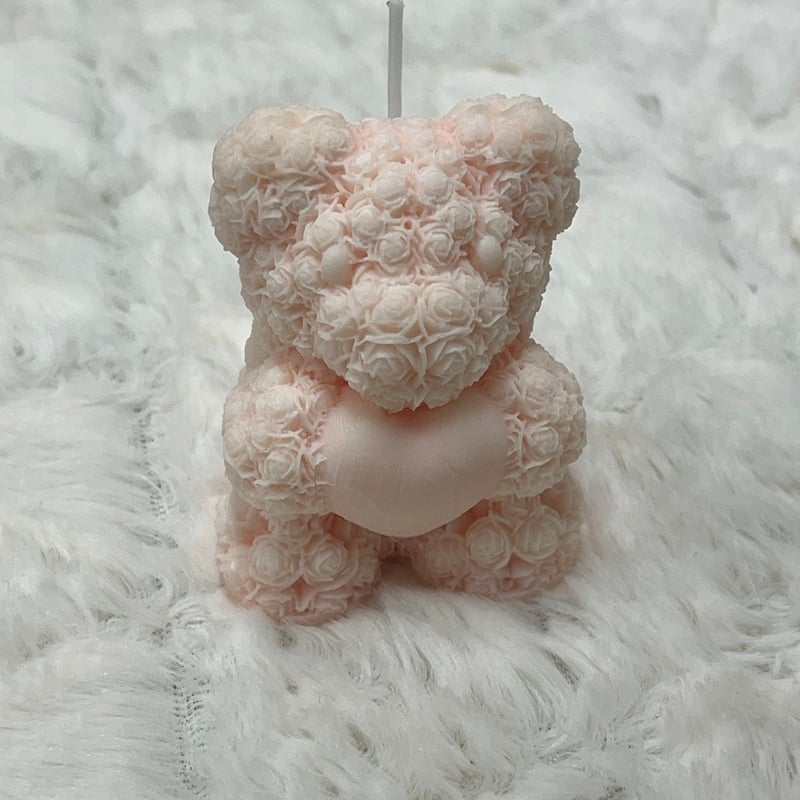 キャンディ♡くまさん くまさんキャンドル テディベアキャンドル ソイワックスアロマ