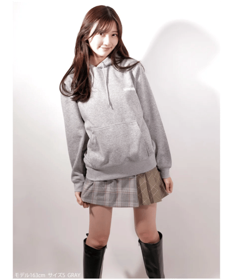 latteto ロゴプリントパーカー / LT25PPK02 GRAY