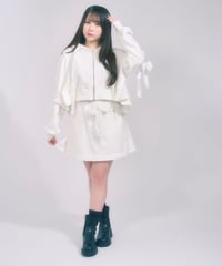 フリルスウェットスカート / LL25MSK02 WHITE