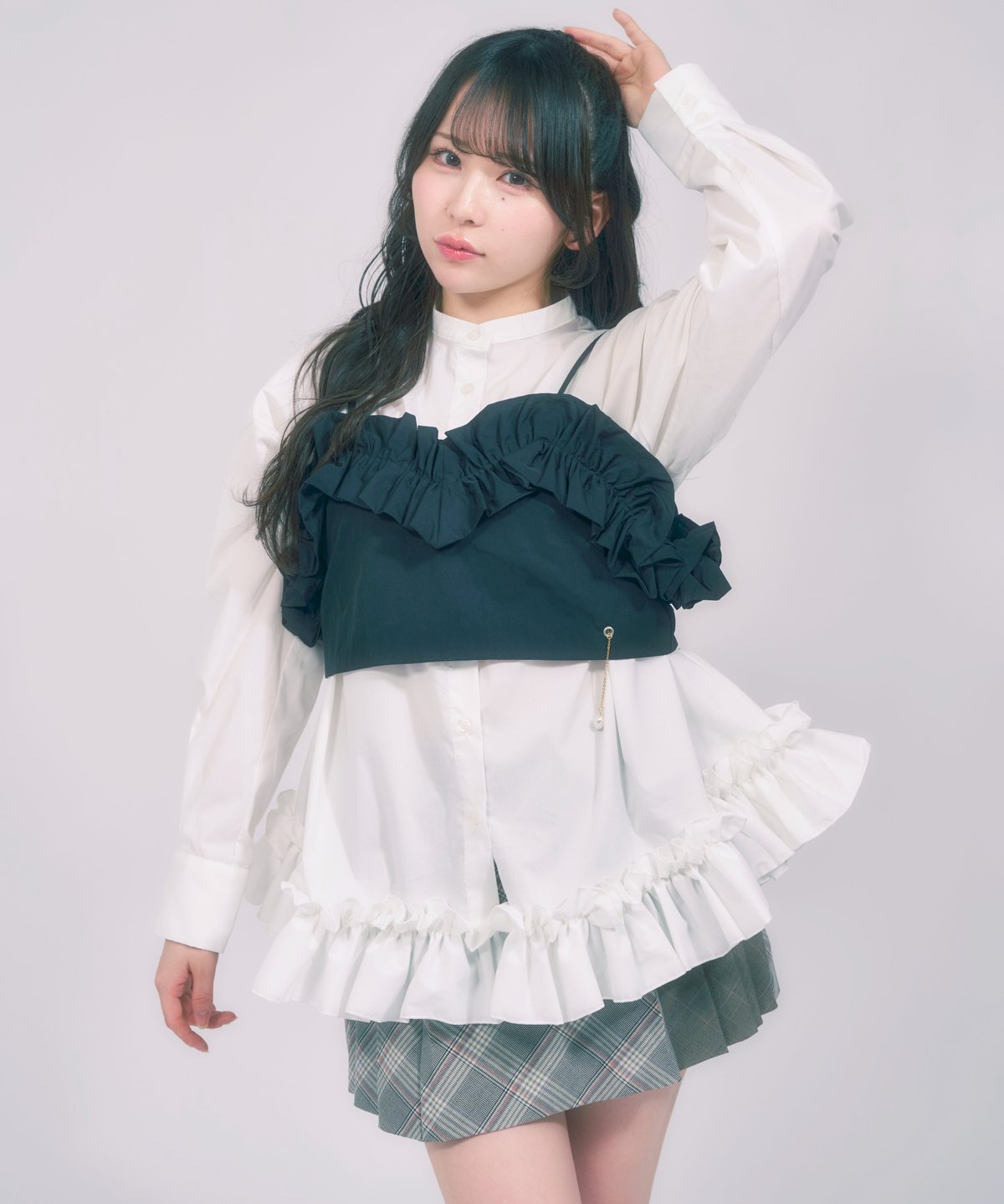 フリルキャミソールTOPS / LL25FC01 | lattelatte