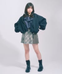 追加販売 : ギャザーバルーンブルゾン / BLACK　LL25BBL01