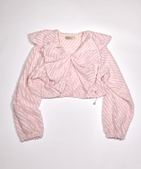 ラッフルカラー　クロップドBL / LL25BL01 IVORY
