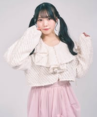 ラッフルカラー　クロップドBL / LL25BL01 IVORY