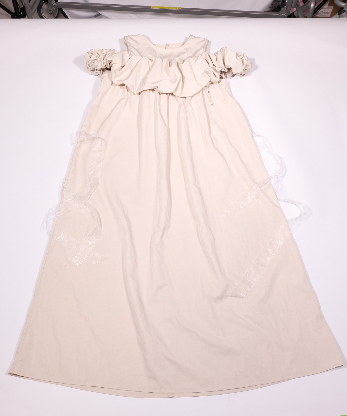 デザイン　バルーンワンピース　見本 大きいサイズ＞汚れがつきにくいバルーンワンピース（防透け