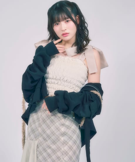 ベロアチューブトップ set up / LL25CT01