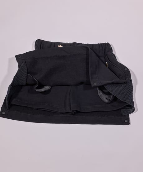 フリルスウェットスカート / LL25MSK02 BLACK