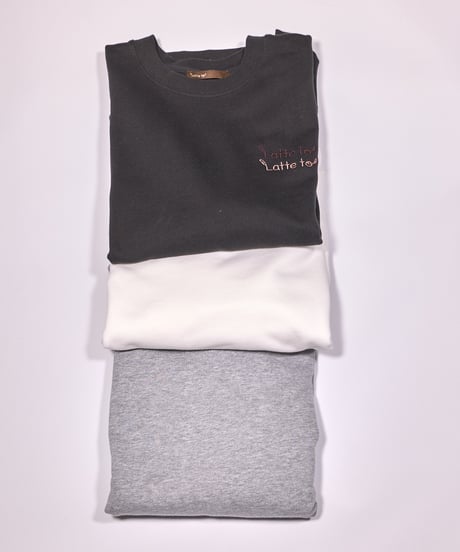 latteto刺繍スウェット LT25SW01
