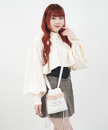 チュール巾着 small / LL25PUBAG01