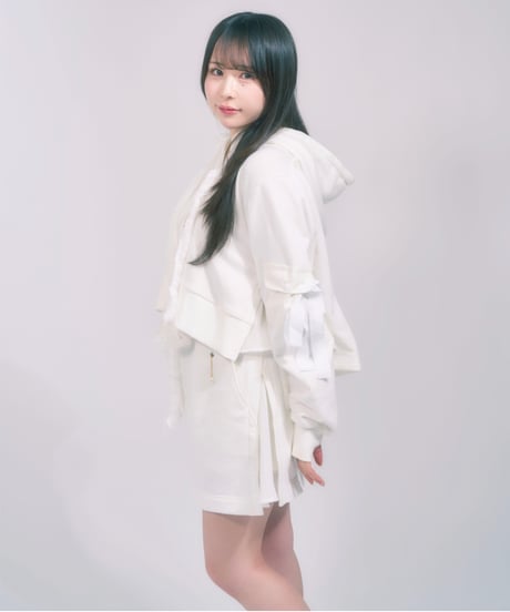 フリルスウェットスカート / LL25MSK02 WHITE