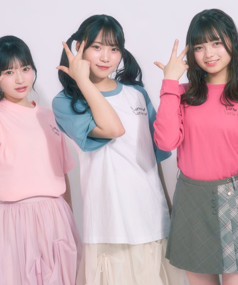 latteto 刺繍ラグランT-SH / LT25TSH03 | lattelatte