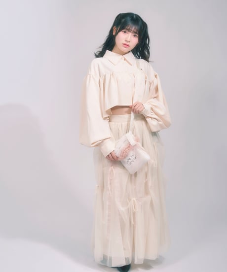 チュール巾着 small / LL25PUBAG01