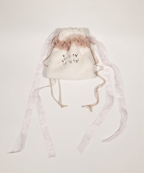 チュール巾着 Medium  / LL25PUBAG02