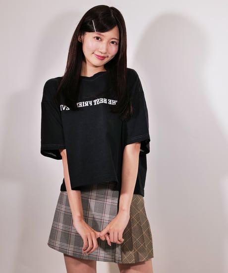 latteto ピグメントダイ リバースグラフィックT-sh / lattelatte garment dye Inside-out print T-shirt. t-sh / LT25CMTSH03