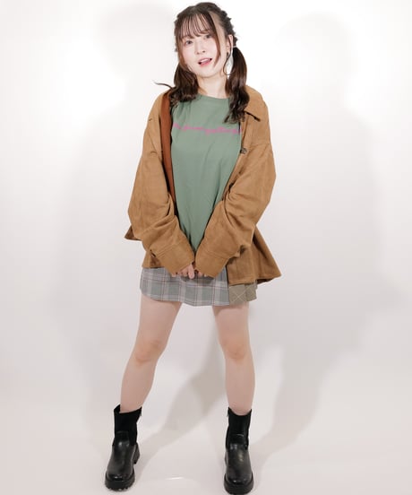 フェイク スウェード シャツJK / LL25FSSH01  CAMEL