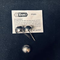 STUDS 19mm high DOME / silver
