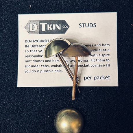 DOME STUDS /19mm high dome /BRASS