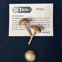 DOME STUDS / 17mm high dome /BRASS