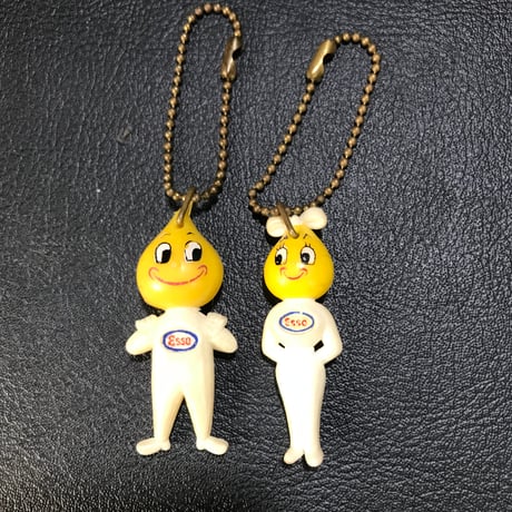Bourbons ESSO boy French Keychain