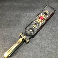 BELTLOOP KEY RING /3 Rhinestone