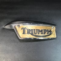 TRIUMPH FRAME BADGE BELT BUCKLE
