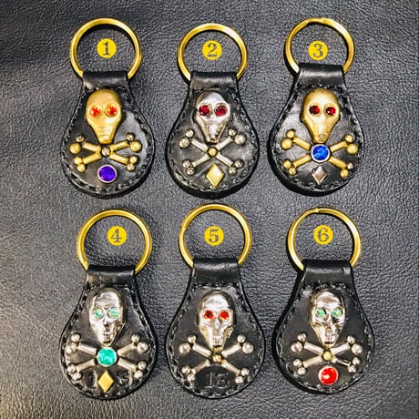 KEY RING / UK SKULL&CROSSBONE ⑤