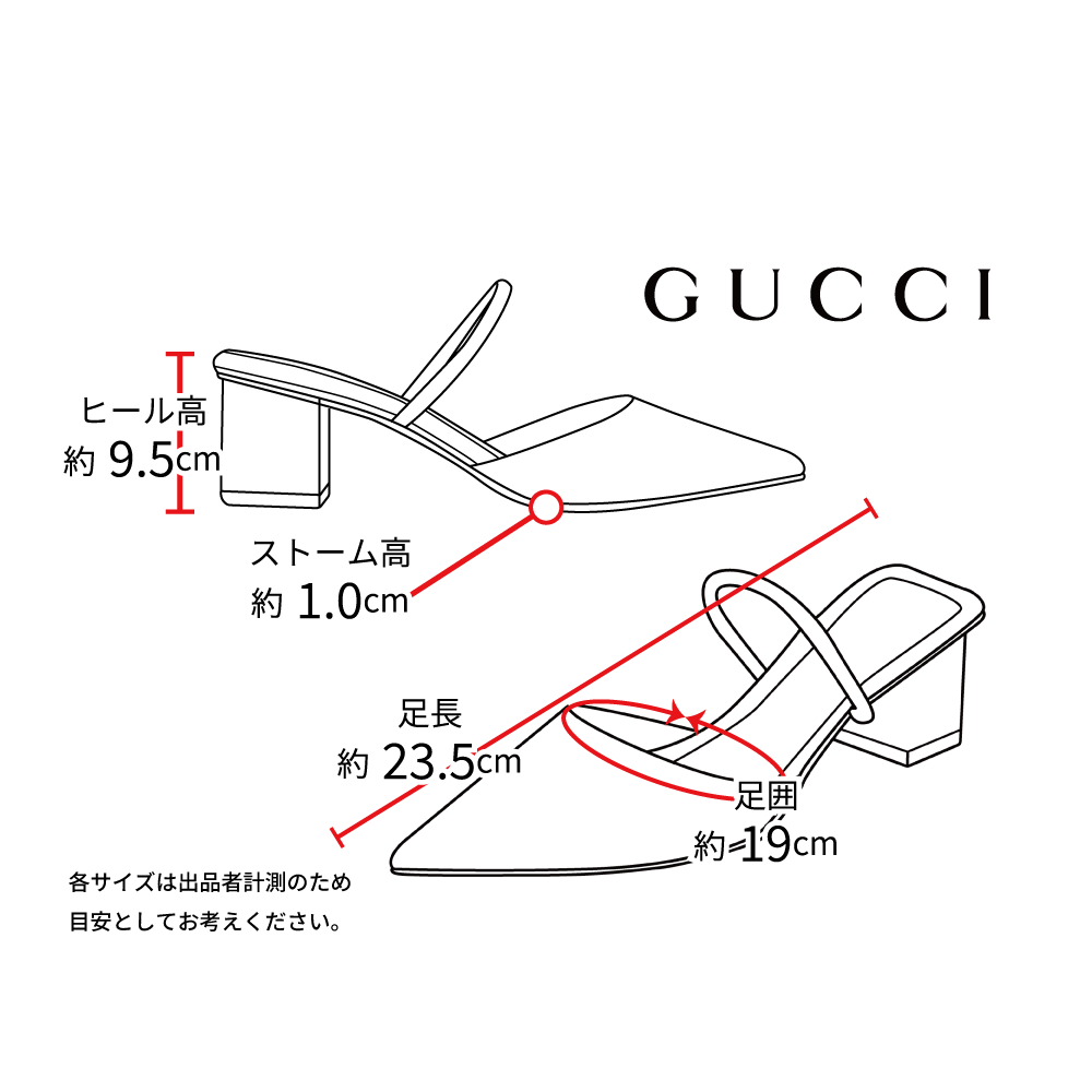 USED)GUCCI ミュール106 2204 0 361/2 C （送料別途／お問い合わせ