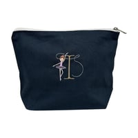 ma-ma♡ ウエイト枠 刺繍イニシャルポーチ♡ to.様 専用♡ ウエイト枠 刺繍イニシャルポーチ♡