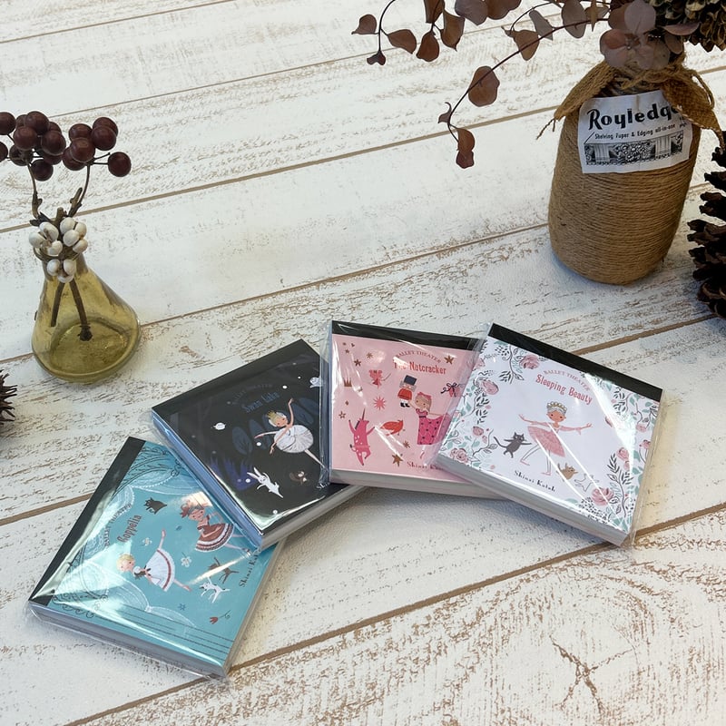 Shinzi Katoh Design シンジカトウ】 ブロックスクエアメモ バレエ
