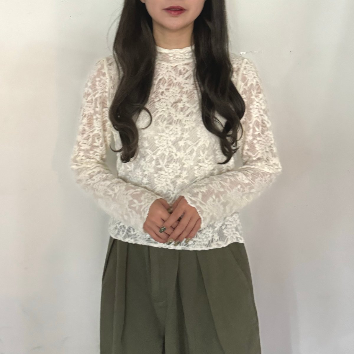 新品未使用❣️ アンジェリーナ　ジャガードシアートップス fit=scale-down,w=1200
