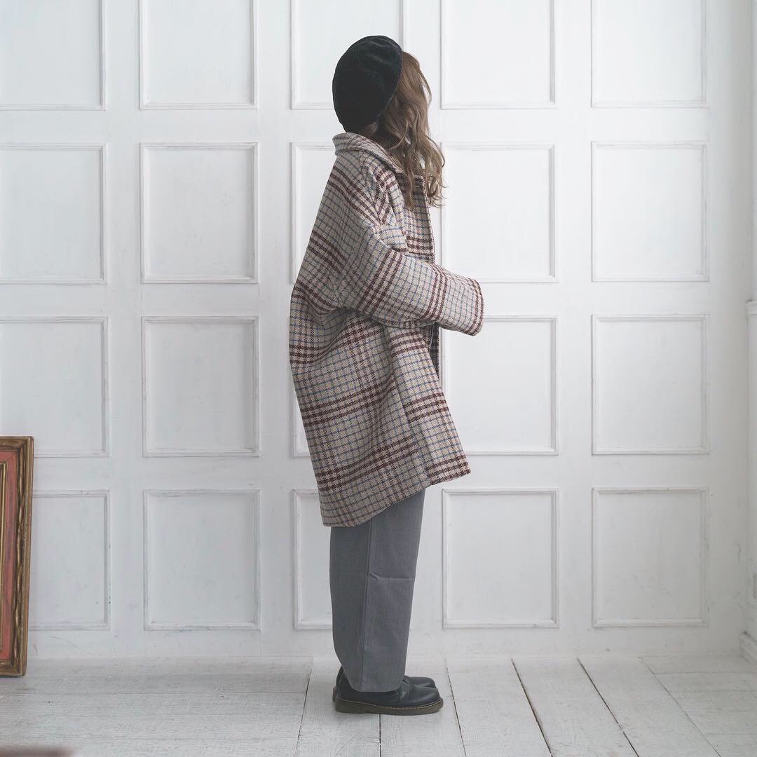 【miss patina】Ruby チェック 柄 コート Ruby Coat (Check) – Miss Patina