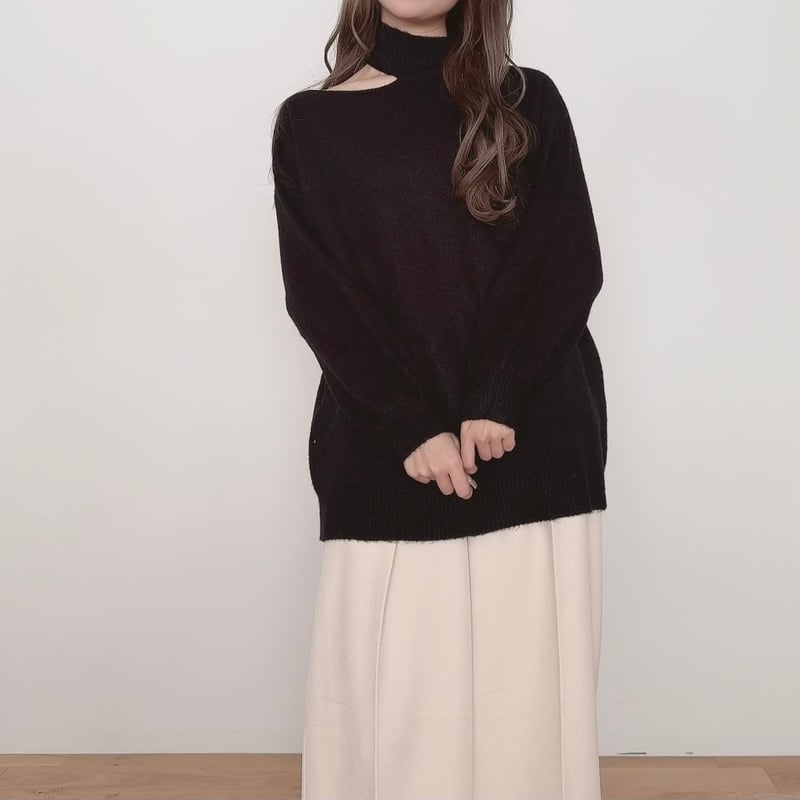 DIESEL Archive sidezip knit 変形 ハイネック nov23a-059_03.jpg
