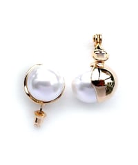 MOON / Earrings Gold