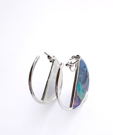 MAR Earrings Silver / White
