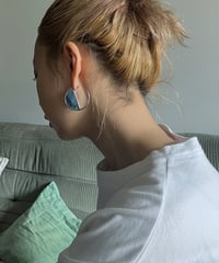 MAR Earrings Silver / Blue