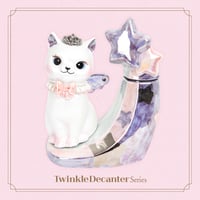 Twinkle Cats Decanter - moon | Twinkle Decanter