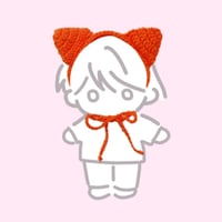 【編み図】猫耳ヘアバンド - ぬいぐるみサイズ（全4ページPDF）